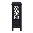 thumbnail image 4 of Convenience Concepts Diamond Table Console, Fini Bois Noir, 4 of 4