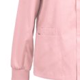 thumbnail image 3 of Womens Scrub Jacket Workwear Snap Front Warm-up Scrubs Jacket, 3 of 4
