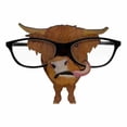 thumbnail image 1 of Dog-Shaped Tabletop Eyeglass Frame for Desktop Decor – 10.5 cm Wide Resin Animal Desk Accessory with Non-Slip Base, 1 of 5
