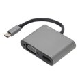 thumbnail image 2 of Type-C Hub To USB Lightweight Silver Hub for Home Travel Business Office, 2 of 8