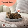 thumbnail image 2 of Catstages Fausse Fourrure Auto-Réchauffement Lit De Chat Gris, 2 of 8