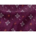 thumbnail image 4 of oneOone Viscose Jersey Fabric Check Kasuri Print Sewing Fabric BTY 60 Inch Wide, 4 of 5