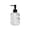 Beige, variant on Weloille Press Type Hand Sanitizer Bottle 1 Piece, Shower Gel Refill Bottle for Home Use, Practical and Leak Proof Press Type Dispenser