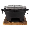 thumbnail image 2 of GROWTH TANK Barbecue Stove Fireplace Round Firepit Furnace for Outdoor Cooking Outside S S, 2 of 9