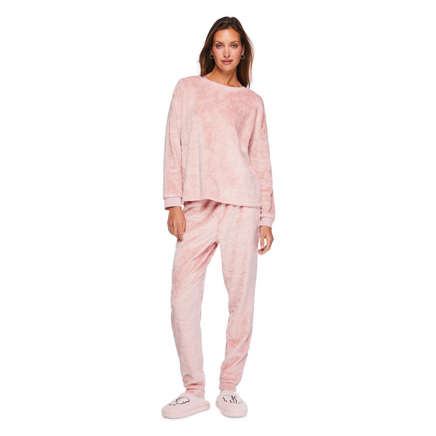 George Women's Plush Pajama 2-Piece Set