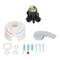 thumbnail image 2 of Thermostatic Mixing Valve, Electric Water Heater Mixing Valve Comfortable Showering G1/2 Thread  For Hotel, 2 of 8