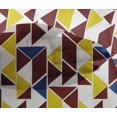 thumbnail image 4 of oneOone Viscose Chiffon Fabric Parallelogram & Triangle Geometric Print Sewing Fabric BTY 42 Inch Wide, 4 of 4