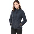thumbnail image 2 of INSPIRE CHIC Veste Matelassée Légère à Col Montant à Fermeture Éclair pour Femme, 2 of 7