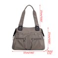 thumbnail image 3 of Bathroom Storage Multi Pocket Tote Shoulder Bag Multi-Function Nylon Shoulder Handbag Travel Purse Bags for Women, 3 of 9
