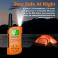 thumbnail image 3 of AWANFI Walkie Talkies Rechargeable 3 Pack for Adults Kids, 22 Channel Two Way Radio with LED Light, 3 of 8