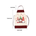 thumbnail image 3 of Kitchen Apron Sleeve 1Pcs Christmas Apron Funny Cartoon Apron Style Christmas Santa Snowman Christmas Dinner Party Cooking Baking Barbecue Crafting House Cleaning Kitchen, Kitchen Apron Sleeve, 3 of 4