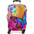 thumbnail image 5 of Travel Luggage Cover Suitcase Protector Fits 18-32 Inch Luggage Wheel Covers Patterned Travel Related Items Flower Luggage Protector Elastic Luggage Anti-scratch Suitcase Cover S, 5 of 5