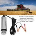 thumbnail image 3 of Electric Submersible Pump,DC 24V Stainless Steel Liquid Pump Water Transfer Pump User-Friendly Design, 3 of 8
