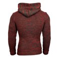 thumbnail image 3 of RKSTN Jackets for Men Fashion Fall Winter Sweater Loose Large Size Mixed Color Sweater Hooded Pullover Sweater Fall and Winter Long Sleeve Jacket Coats, 3 of 3