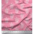 thumbnail image 1 of Soimoi Poly Georgette Fabric Turtle Block Print Fabric by The Yard 52 Inch Wide, 1 of 3
