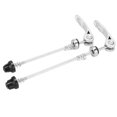 thumbnail image 1 of Bicycle Hub Quick Release Lever, 145mm 185mm 2Pcs Various Colors Easy To Install Quick Release Skewer  For Road Bikes For Mountain Bikes Silver, 1 of 8