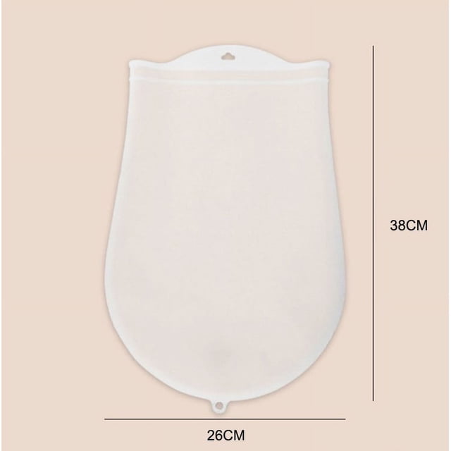 LEFU Silicone Dough Kneading Bag Reusable Flour Mixer Non-Stick Kitchen Tool for Bread Making Marinating Meats Large Capacity Easy Clean 38x26cm