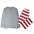 thumbnail image 2 of Pyjamas de Noël Assortis pour la Famille, Pyjamas de Noël pour Hommes, Femmes, Hommes, Enfants, Vêtements de Nuit Rayés, Manches Longues, Ensemble de Pyjamas Assortis pour la Famille, Pyjamas de Noël Col Rond, Taille : 3TG, 2 of 6
