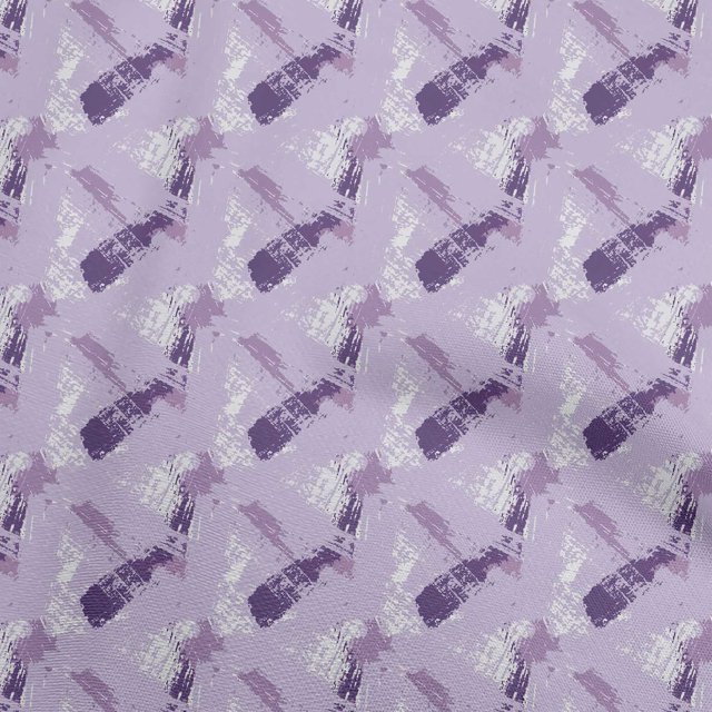 oneOone Cotton Poplin Violet Fabric Abstracts Sewing Material Print Fabric By The Yard 56 Inch Wide