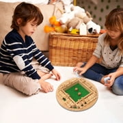 Wooden Table Game, Four Sided Card Flipping Drinking Game, Party Casual Game For Family And Friends, Interactive Bar Game, Travel Game Toy, Fun Drinking Game, Wooden Board Game For Adults