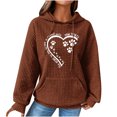 thumbnail image 1 of Birdeem Women Print Round-Neck Long Sleeve Loosen Single Sweatshirt Tops Pullover Blouse, 1 of 1