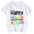 thumbnail image 4 of PMVFHDE T-Shirts Mignons pour Fille T-Shirt à Col Rond Imprimé à Manches Courtes pour Garçons et Filles Blanc, 5-6 Ans, 4 of 4