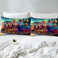 thumbnail image 4 of Erosebridal Steam Engine Train Twin Sheet Sets, Transportation Theme Bedding, 3pcs, 4 of 6