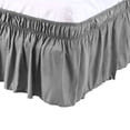 thumbnail image 1 of Unique Bargains Polyester Bed Skirt Elastic Wrap Around Dust Ruffle 15' Drop, 1 of 10