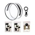 thumbnail image 1 of Milaget PVC Clear Doll Display Case Organizer Mini Doll Figure Storage Case for Doll black, 1 of 9