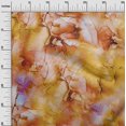 thumbnail image 3 of oneOone Rayon Medium Orange Fabric Abstract Floral Sewing Craft Projects Fabric Prints By Yard 56 Inch Wide, 3 of 4
