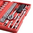 thumbnail image 3 of 46 In 1 Pcs Tool Kit & Screwdriver & Socket Set | Multi Purpose Combination Tool Case Precision Socket Set - Precision Socket Set | For Maintenance & Repair For Adult | Lightweight Tool, 3 of 5