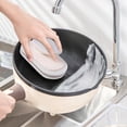thumbnail image 2 of Sponges for Cleaning,Multi Functional Kitchen and Bathroom Cleaning Brush with Handle Sponge Cleaning Countertop Brush,Bathroom Cleaning Tools,Sponge with Handle,Cleaning Sponges Kitchen, 2 of 5