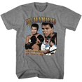 thumbnail image 1 of T-Shirt pour Adulte Muhammad Ali Collage Graphite Chiné, 1 of 2