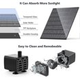 thumbnail image 2 of 2024 Solar Fountain Outdoor With 6 Nozzles Diy Design For Pond Garden_Perfect Gift, 2 of 3