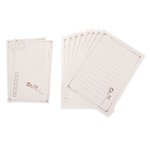 Phenofice 2 Sets Vintage Inspired Paper Letter for Poem Copying