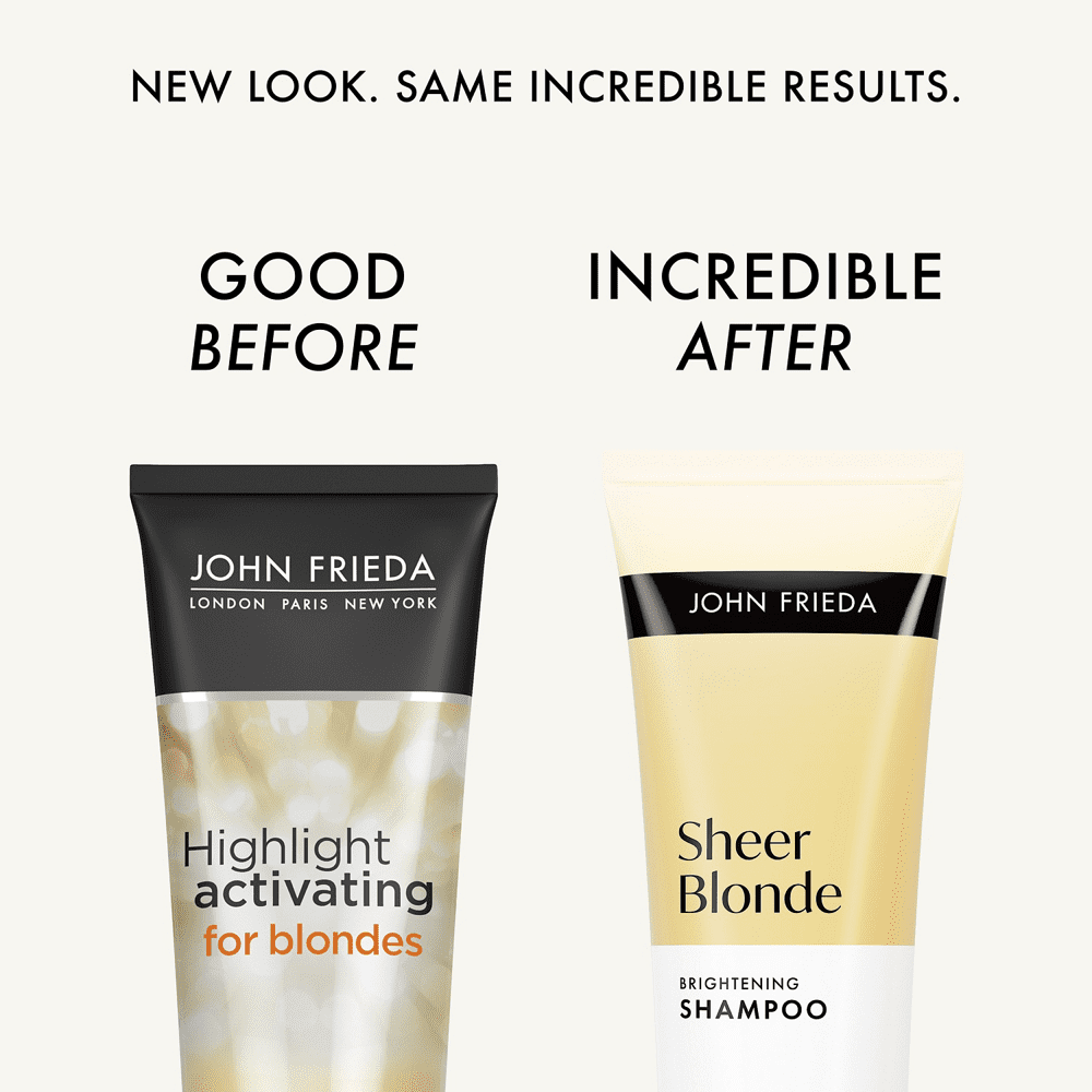 John Frieda Shampooing Illuminant Activateur de Reflets pour Cheveux Blonds