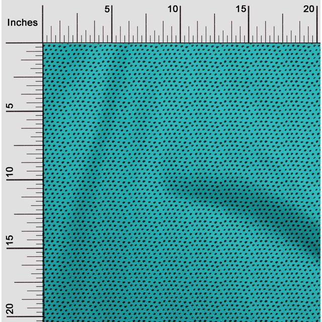 oneOone Cotton Poplin Fabric Dot Block Print Sewing Fabric BTY 56 Inch Wide