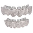 thumbnail image 4 of Khall Réutilisables en Plaqué Or Hip Hop Dents Ensemble Décoration pour Halloween Fête, 4 of 8
