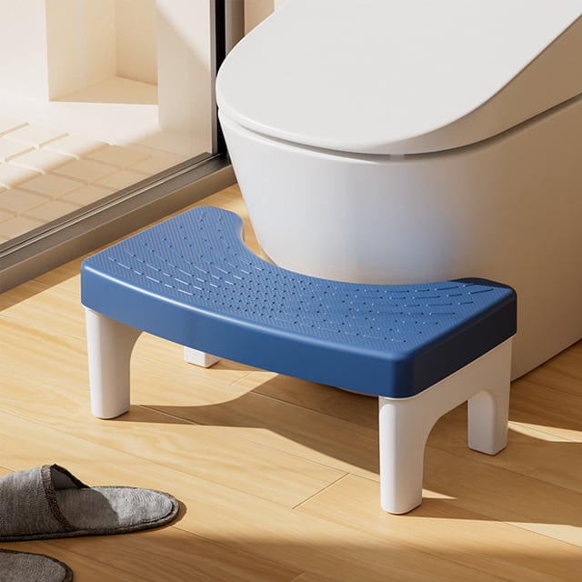 EGNMCR Bathroom Accessories,Bathroom Decor Toilet Stool Squatting Poop Stool Bathroom Potty Step Stool Toilet Assistance Steps Step Stool Fits All Toilets Detachable Stackable Chamber Pot Bench