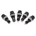 thumbnail image 1 of koolsoo 5 Pieces 125V/15A 250V/10A 12mm Thread Screw Panel Mounted Fuse Holders, 1 of 1