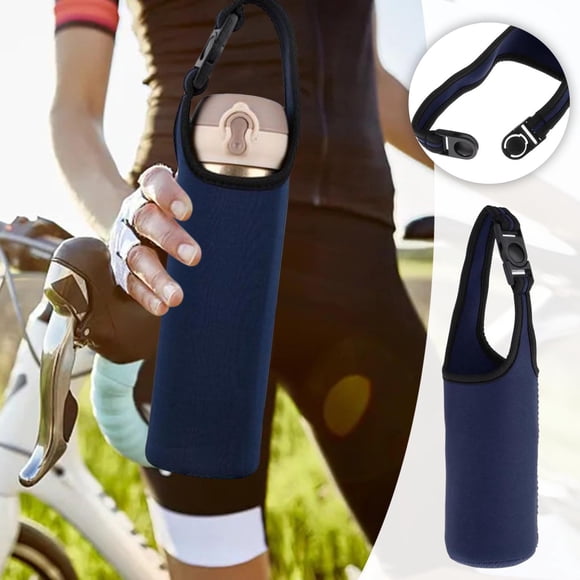 Product Category Closure Bags Lids & Boxes - Insulated Neoprene Water Bottle Sleeve with Handle Portable Protective Pouch for Outdoor Use