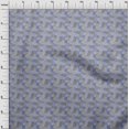 thumbnail image 4 of oneOone Velvet Medium Blue Fabric Mix Ikat Craft Projects Decor Fabric Printed By The Yard 58 Inch Wide, 4 of 4