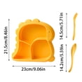 thumbnail image 2 of Tableware Category Childrens Plates Set - Dinosaur Dinner Trays Featuring Exquisite Tableware and Practical Design for Kids, 2 of 7