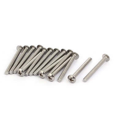 Unique Bargains Vis de Machine à Tête Phillips en Acier Inoxydable 316 M3 x 30mm 15 Pcs