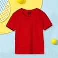 thumbnail image 2 of FAIWAD Unisexe Garçons Filles T-Shirts à Manches Courtes Tout-Petits Bébé Col Rond Été Coton Couleur Unie T-Shirts, 2 of 3