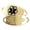 Black | Impact Engraving, variant on MedicEngraved Yellow Gold Stainless Steel Custom Medical Alert Bracelet - 5mm Curb Link