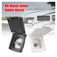 thumbnail image 2 of Gravity Fresh Water Fill Hatch RV Accessories For RV Boat Camper Trailer Inlet Filter Lockable White Caravan Accessories ,RV Tool, 2 of 7