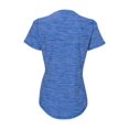 thumbnail image 2 of T-Shirt Technique à Col en V pour Femmes, P, Mélange Royal Collégial, 2 of 2