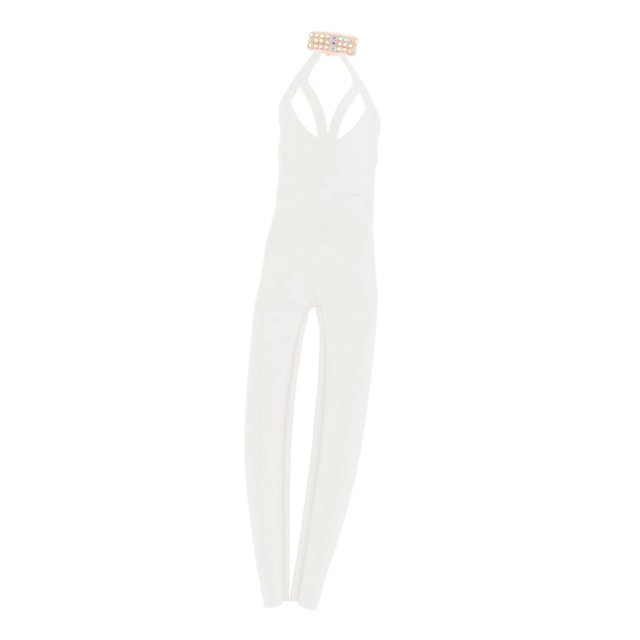 1/6 Scale Female Figure Jumpsuits Bodysuits for 12" Action Figure , White, 23.5cm
