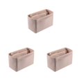 thumbnail image 4 of yingyy Sleek And Practical Women Makeup Organizer Fine Workmanship Multi Grid For Partition Storage beige L 30*15*16cm 3Set, 4 of 6